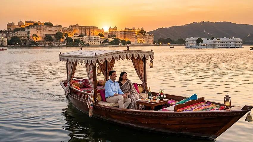 Boating at Lake Pichola Udaipur