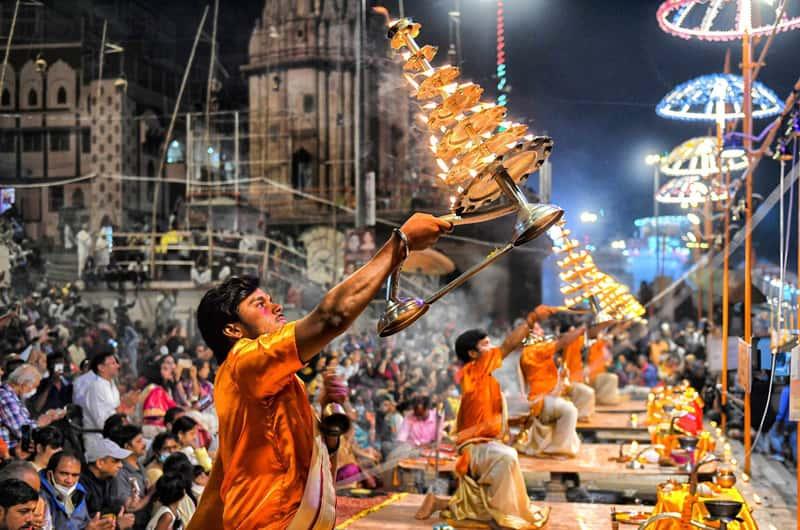 Ganga Aarti at Varanasi Ghat