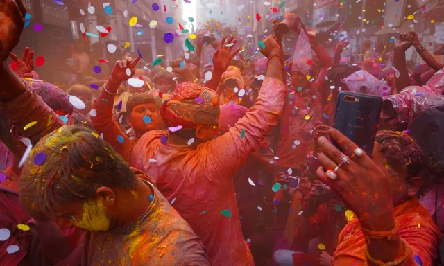 Holi festival celebration