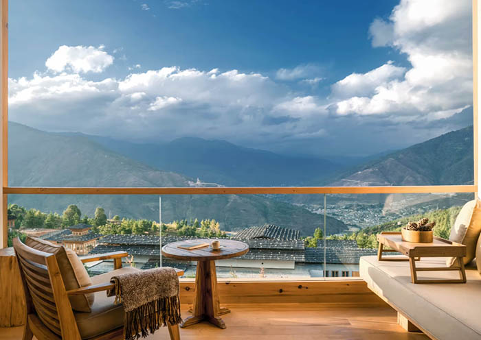 Luxury hotel Bhutan