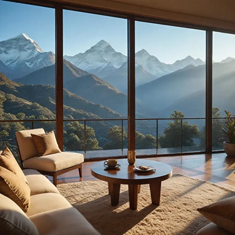 A luxury stay with panoramic Himalayan vistas