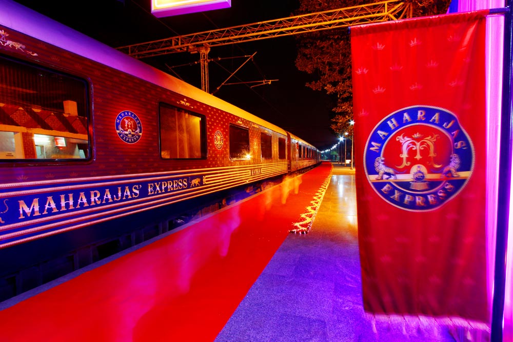 Luxury train dining experience