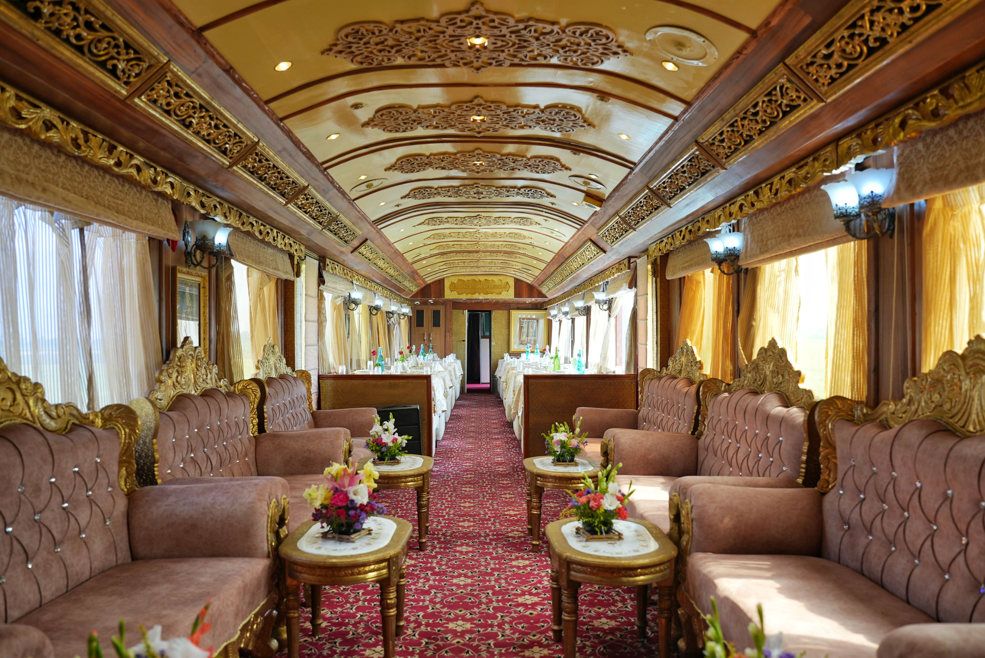 Luxury train journey through India