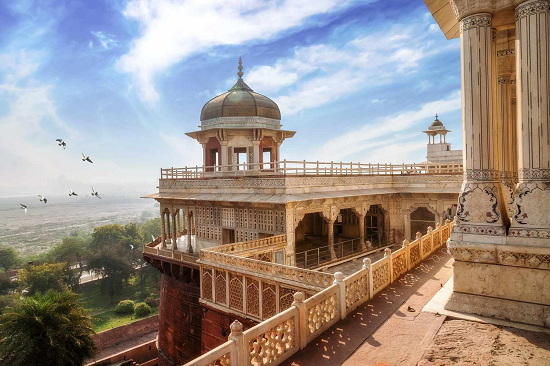 Red Fort Agra View from Inside