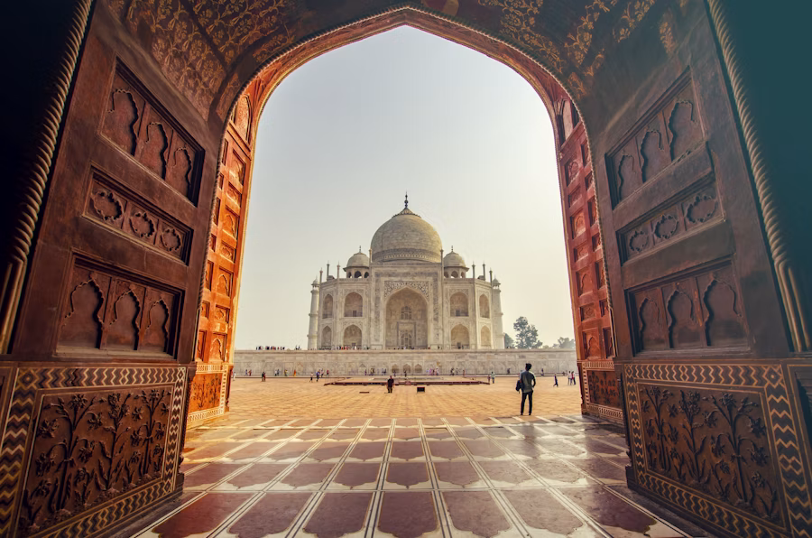 Taj Mahal in Agra during a luxury India journey