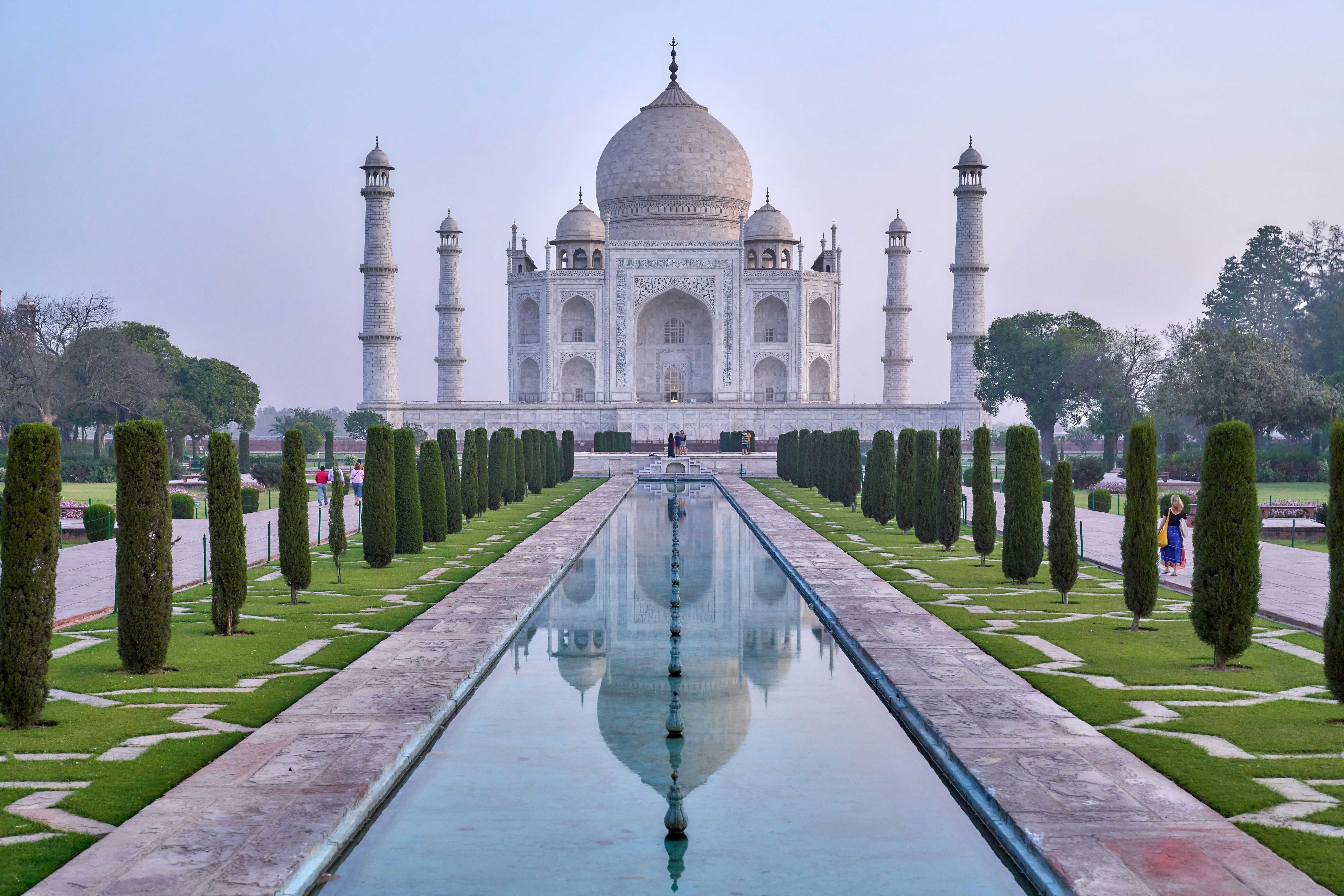 Taj Mahal at sunrise