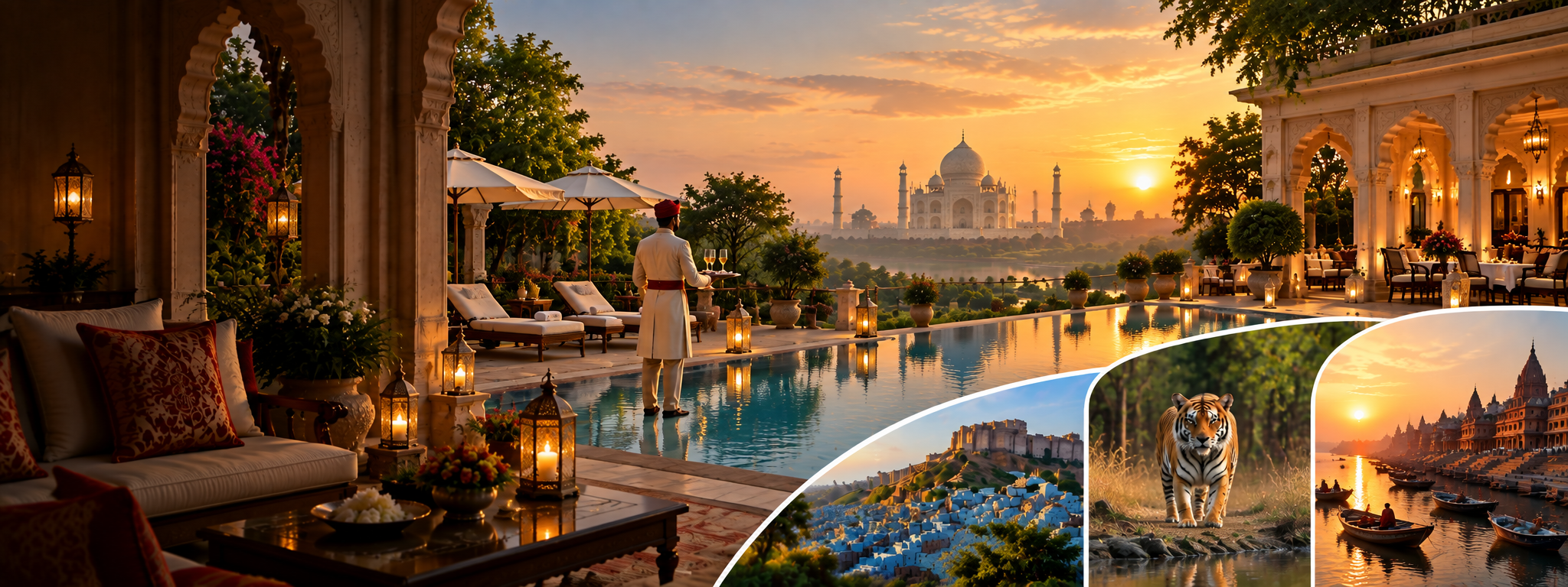 Golden Triangle Tour India featuring Delhi, Agra and Jaipur with extensions to Jodhpur, Ranthambore and Varanasi